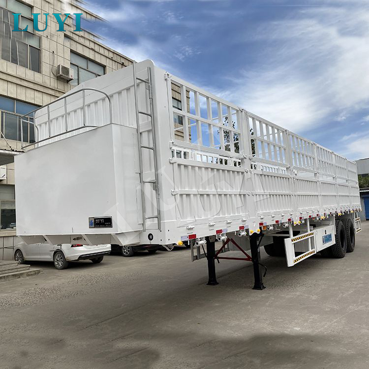 2 Axle Single Point Suspension Sidewall Semi-Trailer