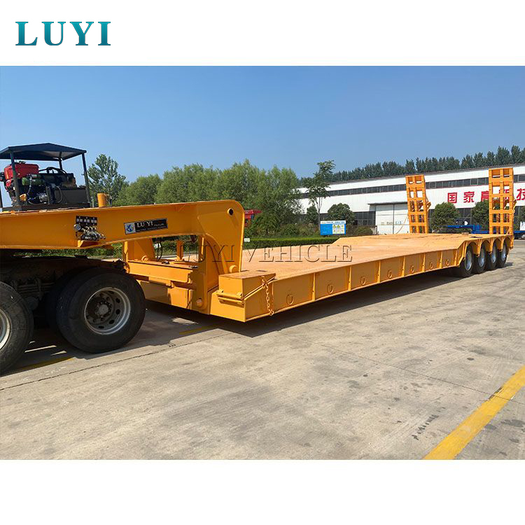 4line 8 axle lowbed trailer