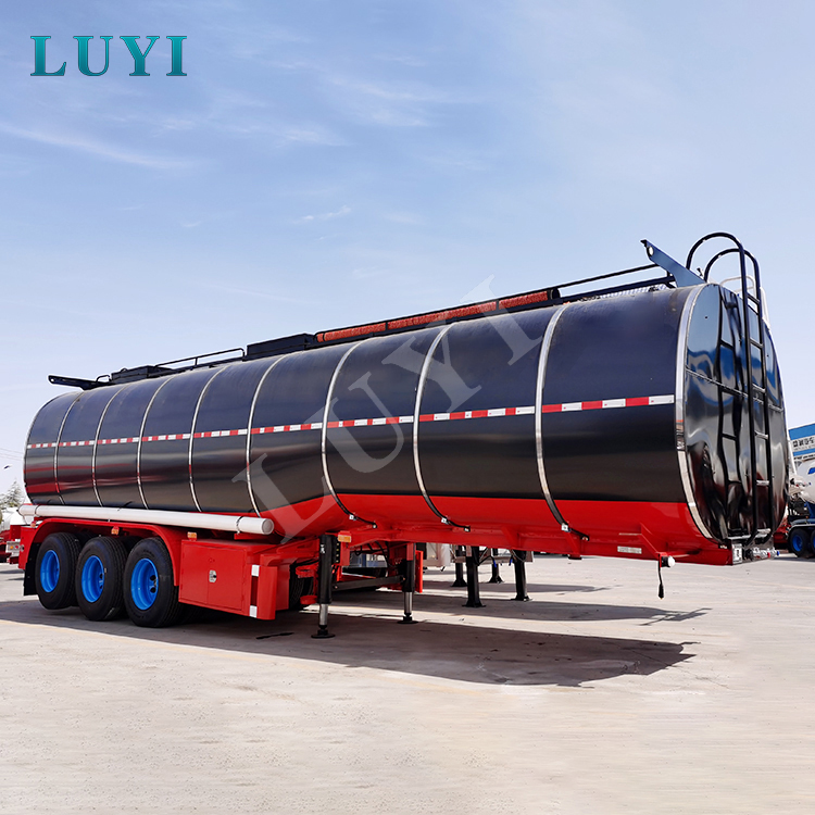 Asphalt tank semi-trailer