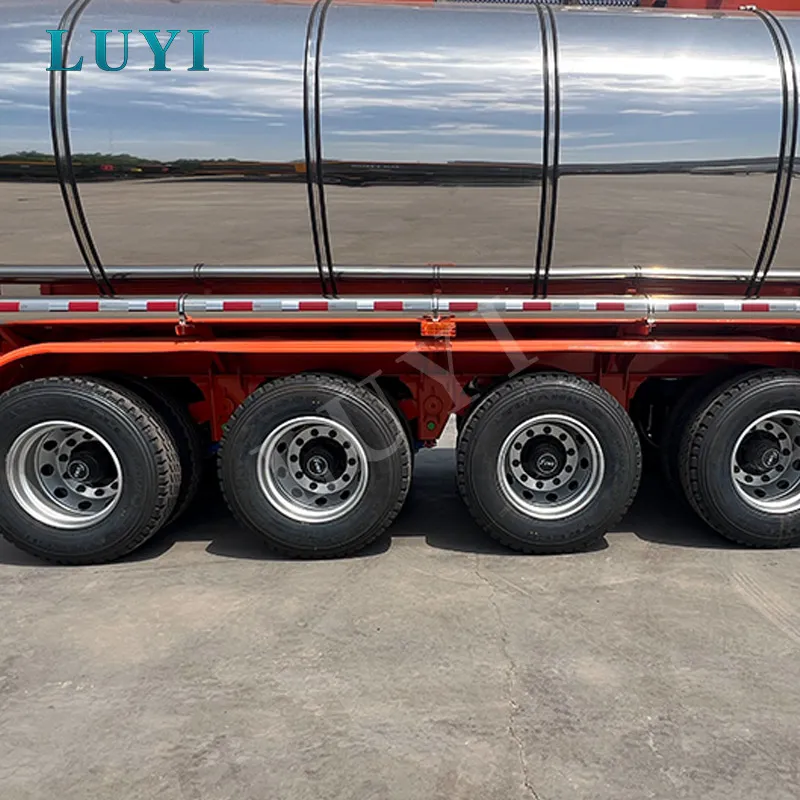 40CBM Stainless Steel Tanker Semi Trailer