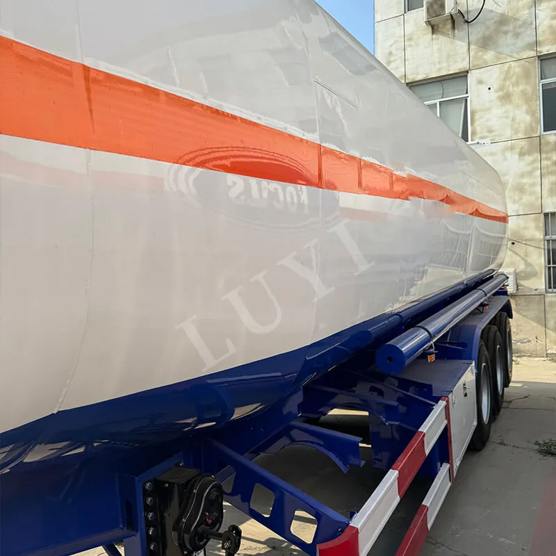 3 Axle 45000L Fuel Oil Tanker Semi Trailer