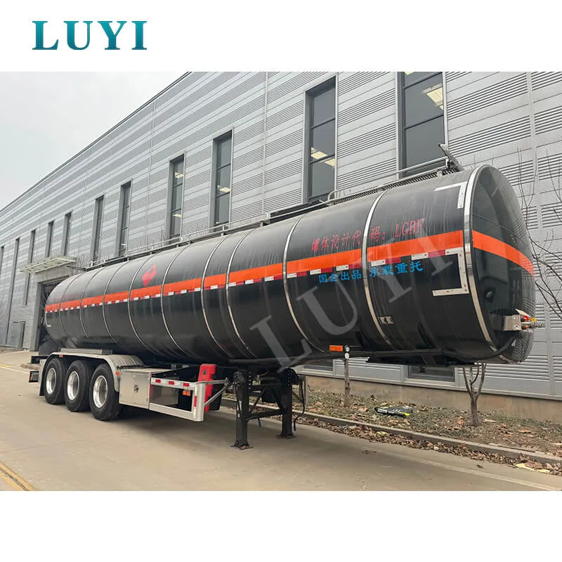 Hydraulic Oil Tank Semi Trailer Fuel Transport Tanker