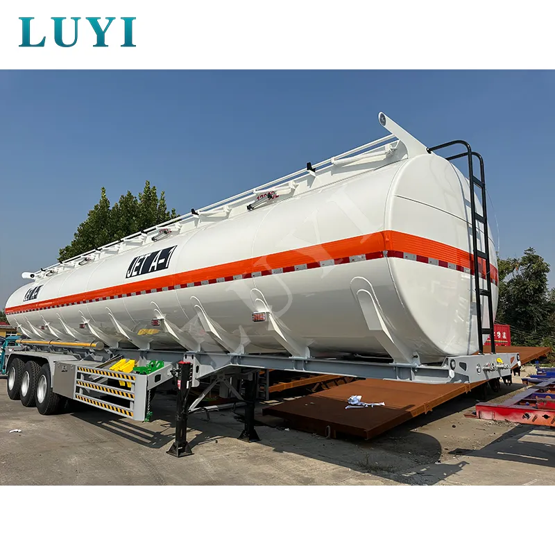3‑axle 40000 liters oil tank semi‑trailer