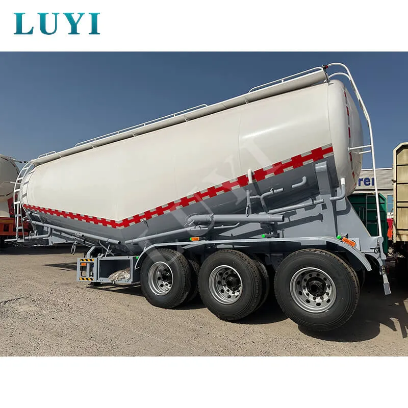 3‑axle 40CBM bulk powder tanker semi‑trailer