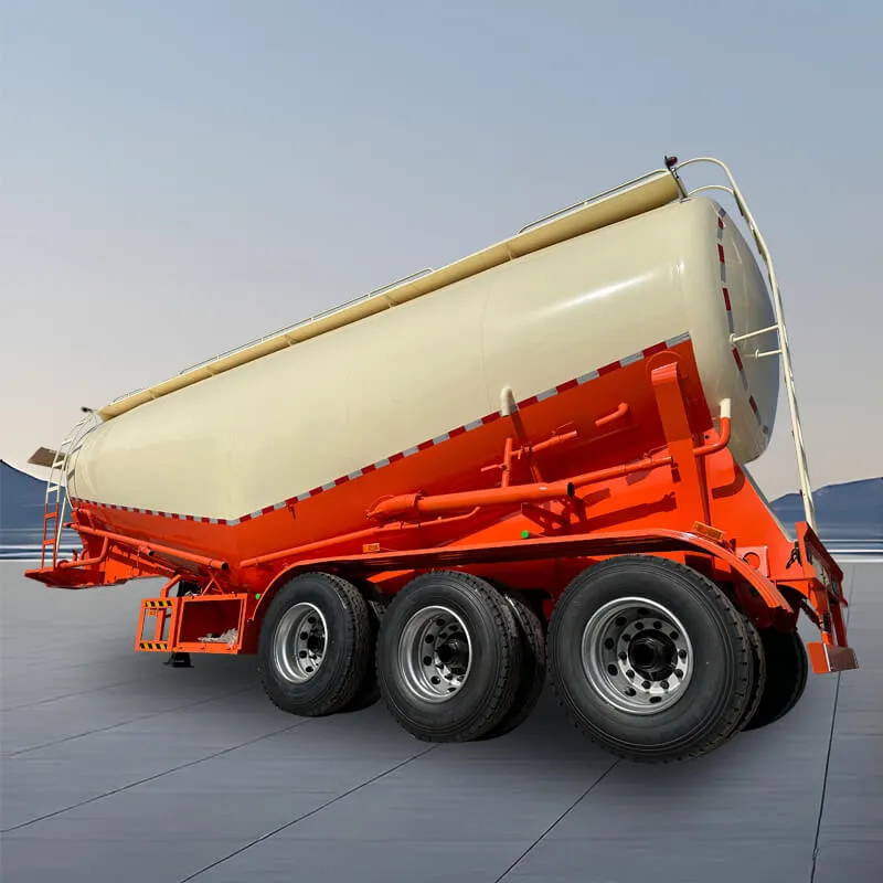 3‑axle 40CBM bulk powder tanker semi‑trailer