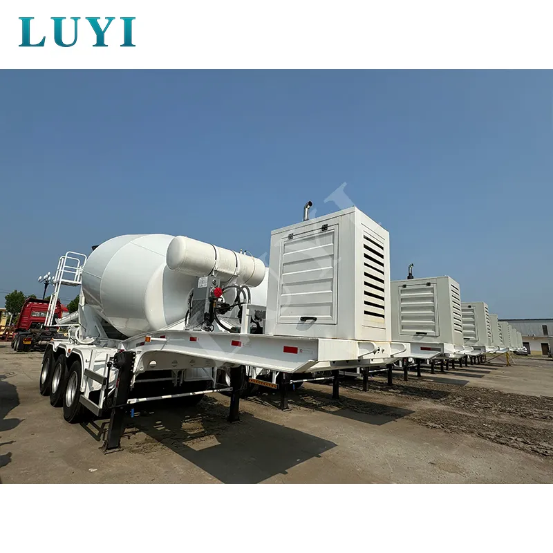 10 CBM self‑propelled concrete mixer truck