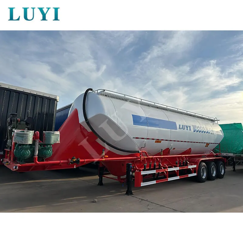 3‑axle cement bulk tanker