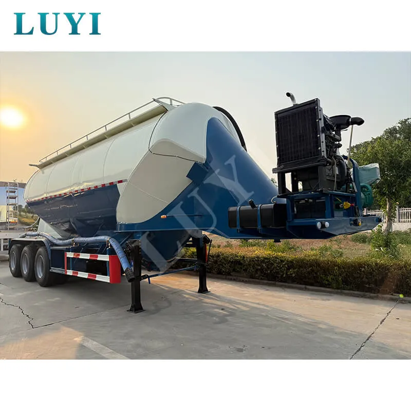 3‑axle cement bulk tanker