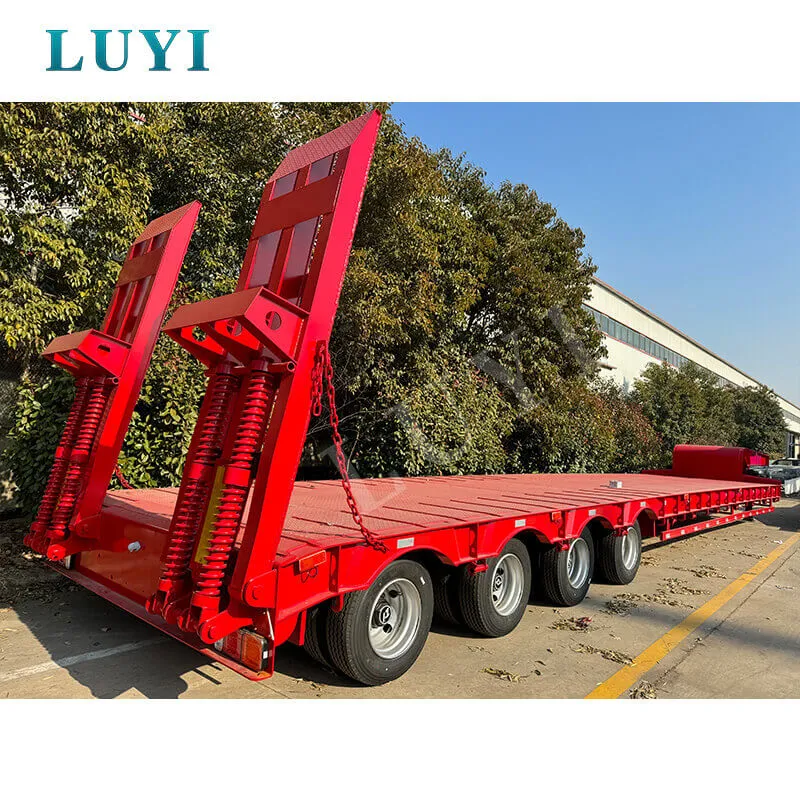 4‑axle low‑bed semi‑trailer