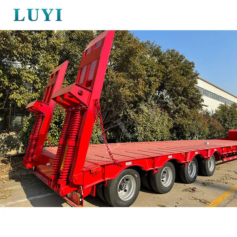 4‑axle low‑bed semi‑trailer