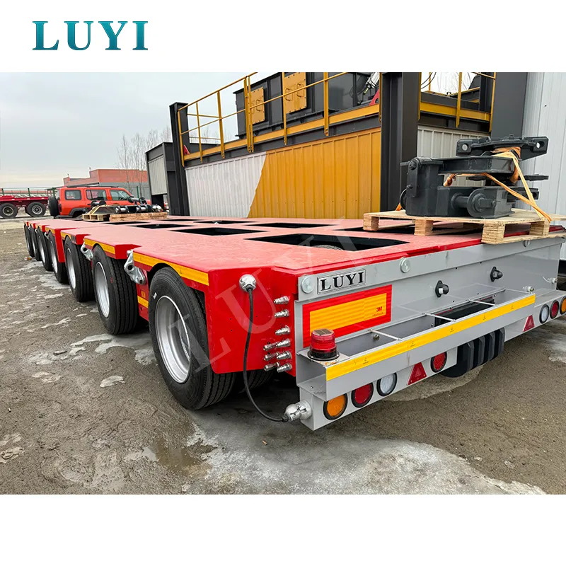 3‑axle low‑bed semi‑trailer