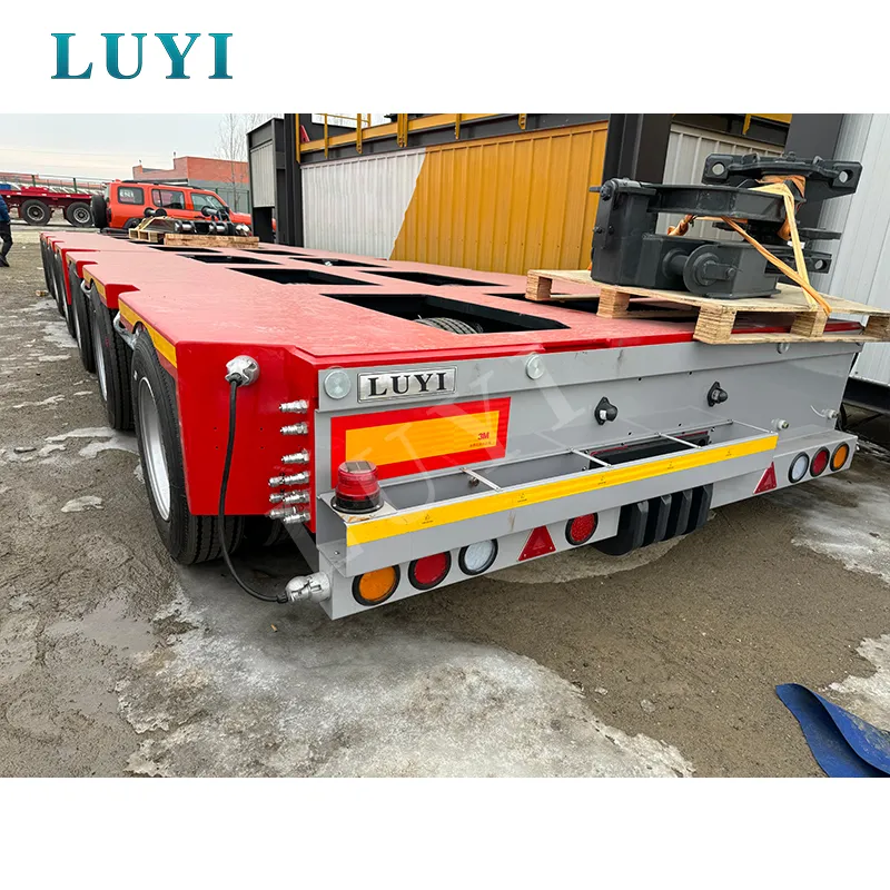 3‑axle low‑bed semi‑trailer