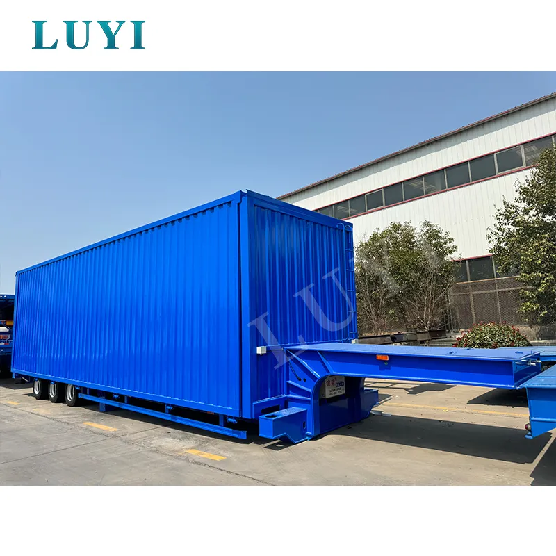 special low‑bed box‑type semi‑trailer