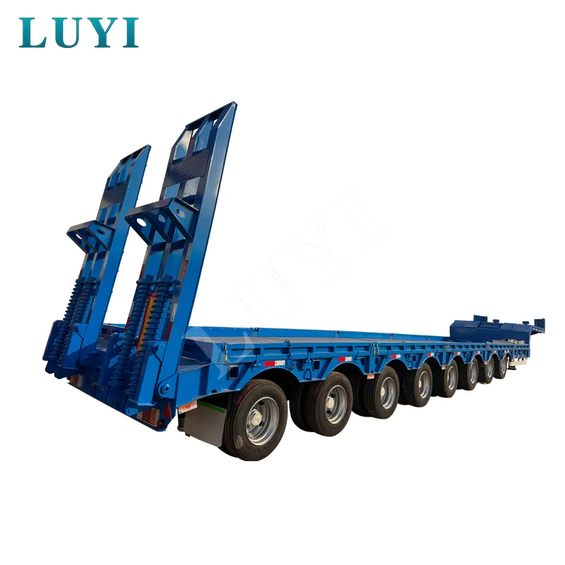 8‑axle low‑bed semi‑trailer