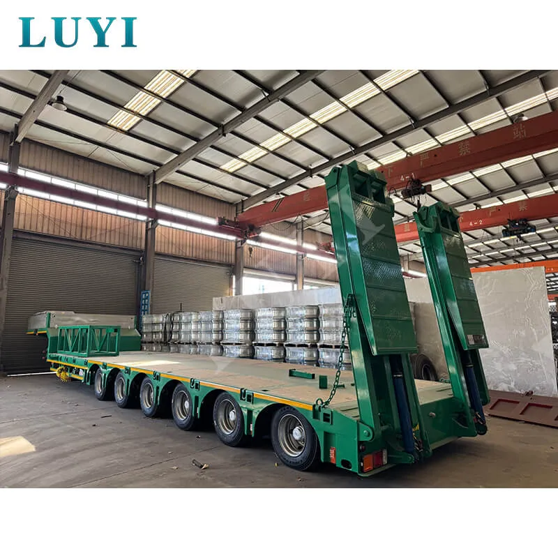 6‑axle low‑bed semi‑trailer