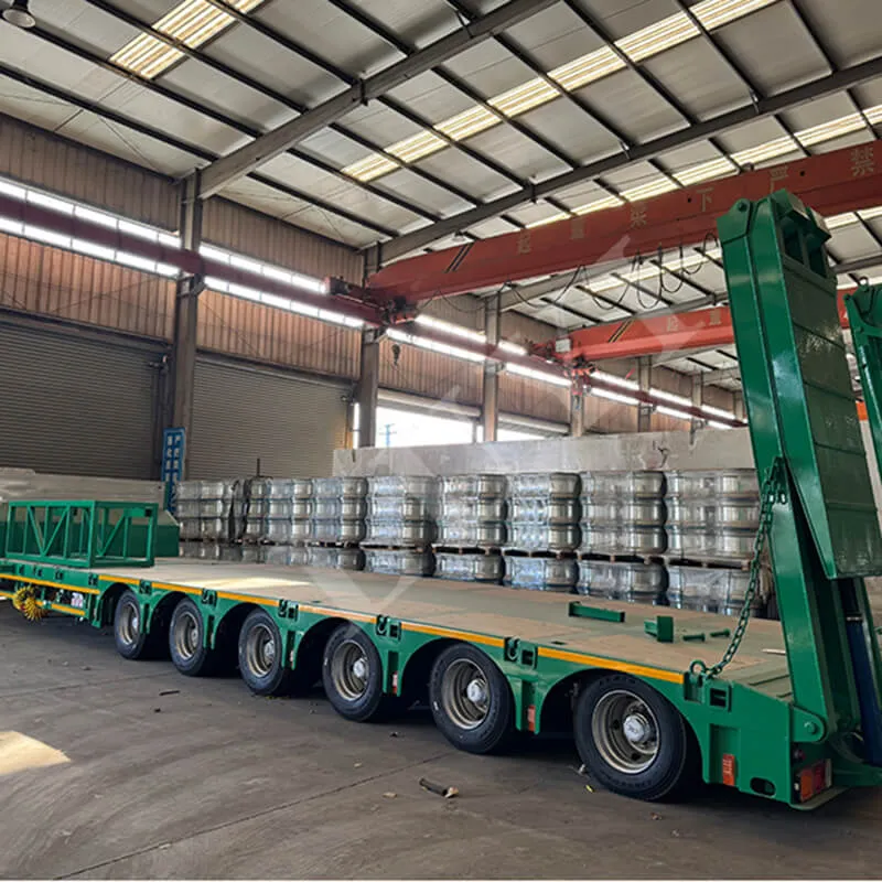 6‑axle low‑bed semi‑trailer