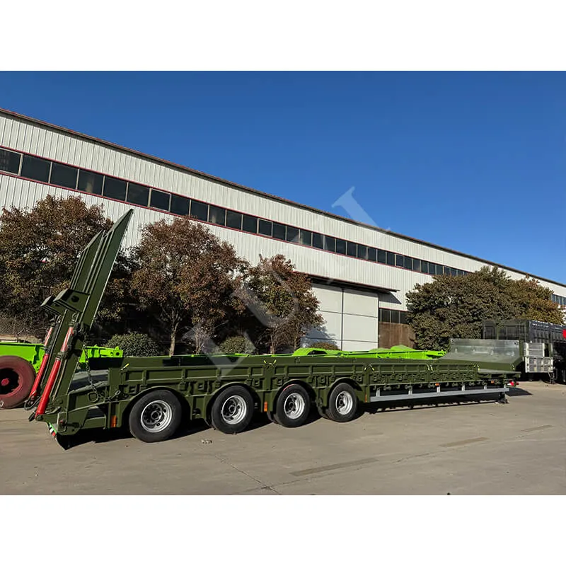 4‑axle low‑bed semi‑trailer