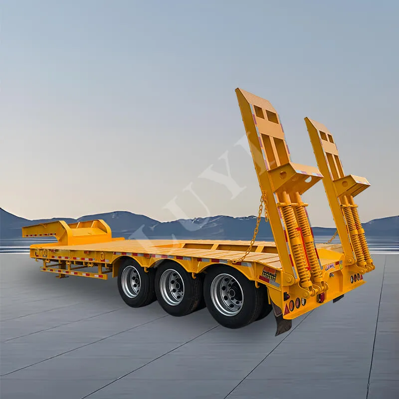 3‑axle low‑bed semi‑trailer