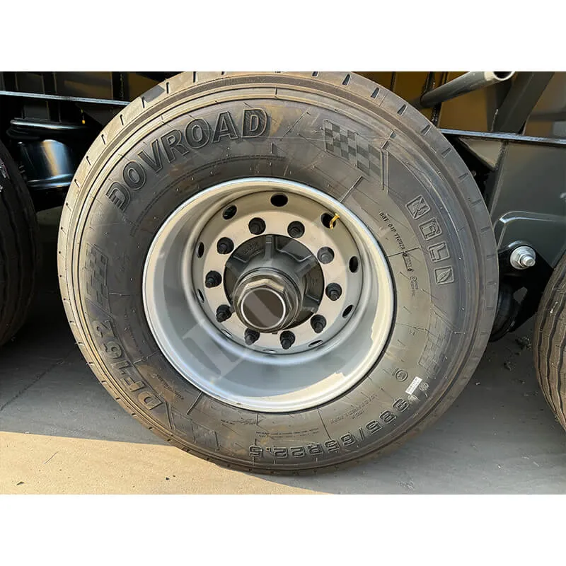 4‑axle full‑air‑bag side‑tipping semi‑trailer