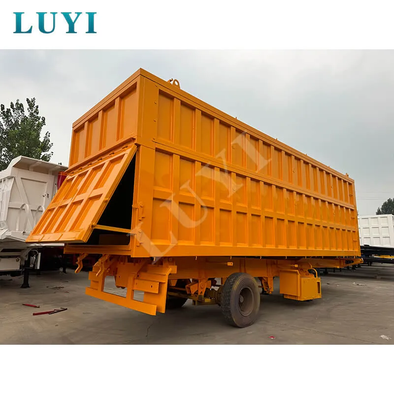 3‑axle 60T rear‑tipper semi‑trailer