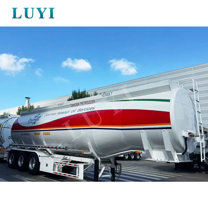43,000-litre three-compartment European fuel tanker semi-trailer
