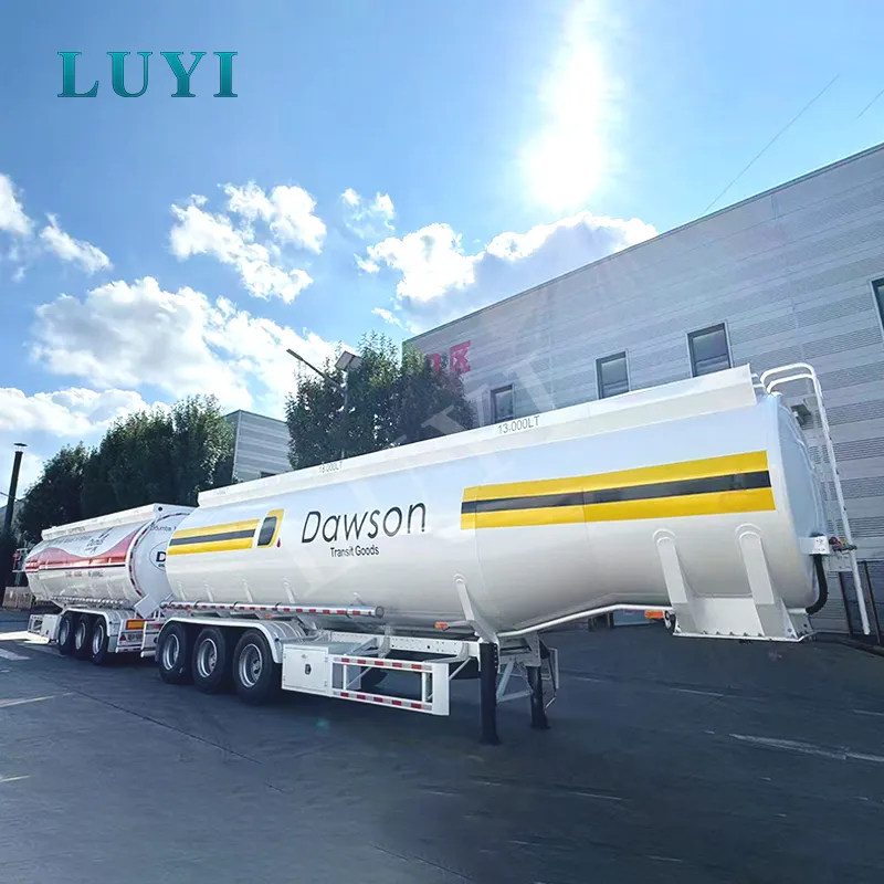 43,000-litre three-compartment European fuel tanker semi-trailer