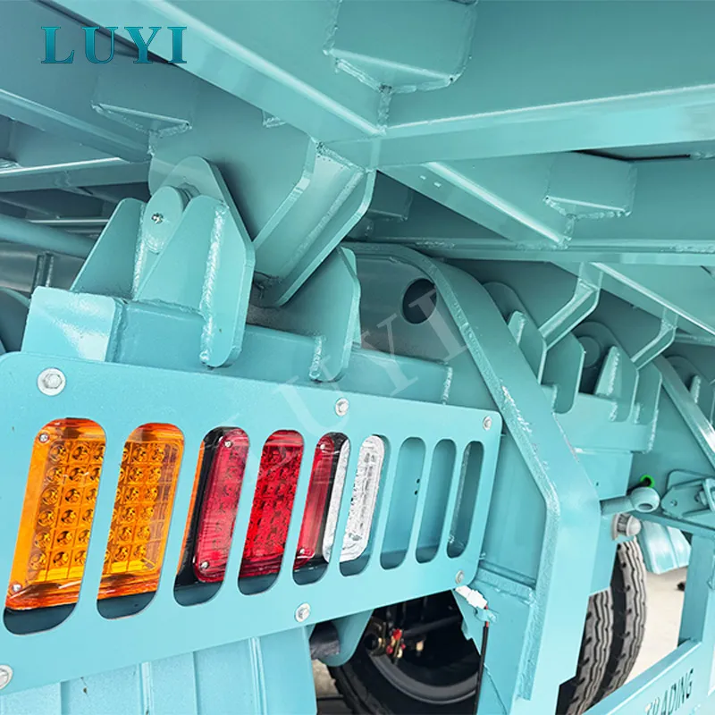 four-axle rear tipper semi-trailer