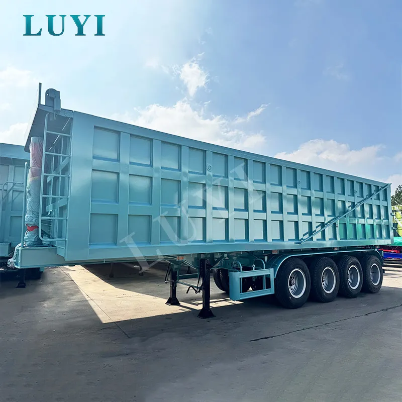 four-axle rear tipper semi-trailer