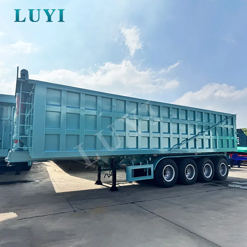 four-axle rear tipper semi-trailer