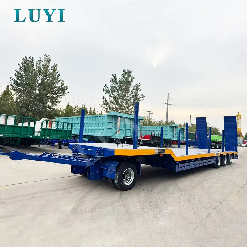 full suspension low bed semi-trailer