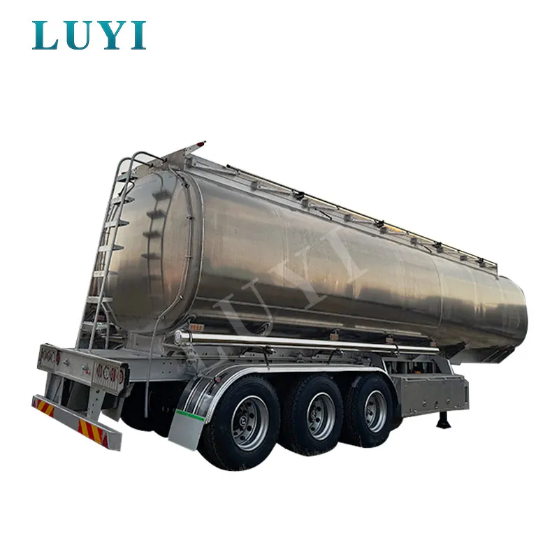 48,000-liter tri-axle all-aluminum fuel tank semi-trailer