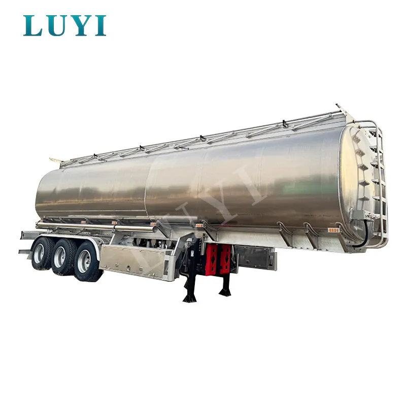 48,000-liter tri-axle all-aluminum fuel tank semi-trailer