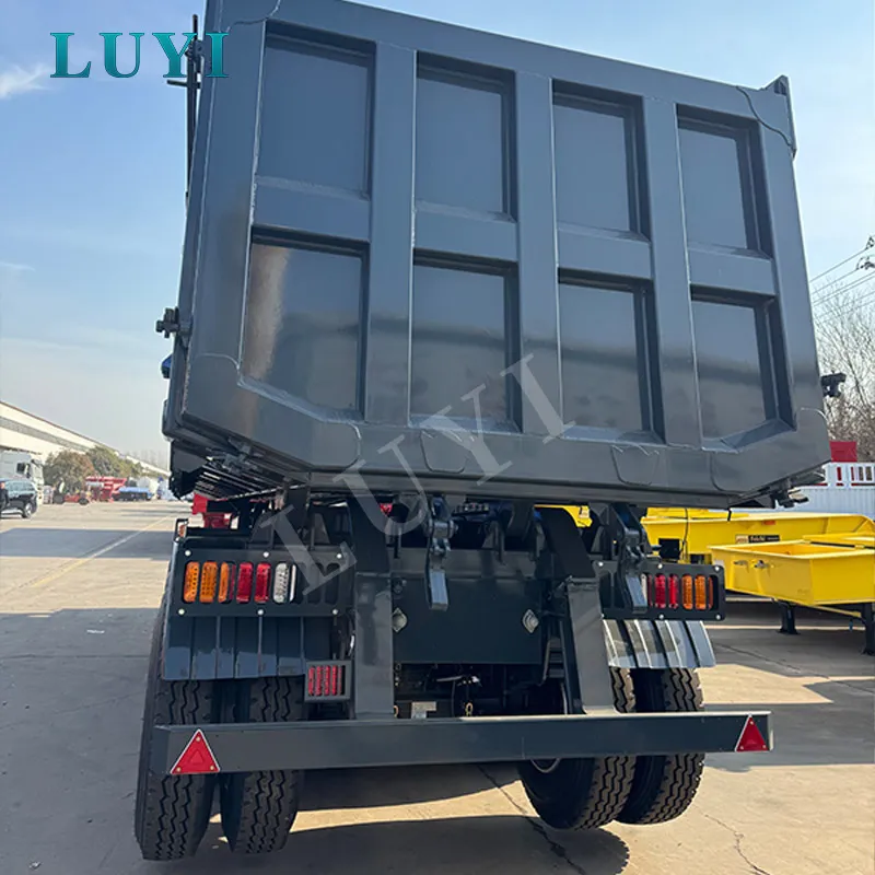 4-axle rear tipper semi-trailer