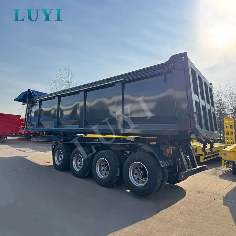 4-axle rear tipper semi-trailer