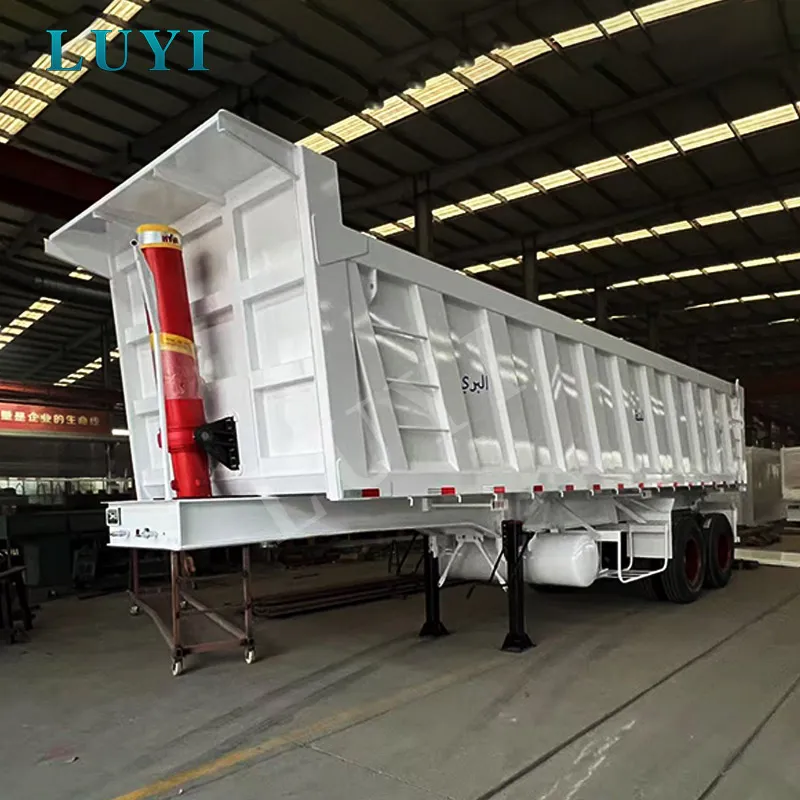 2-axle rear tipper semi-trailer