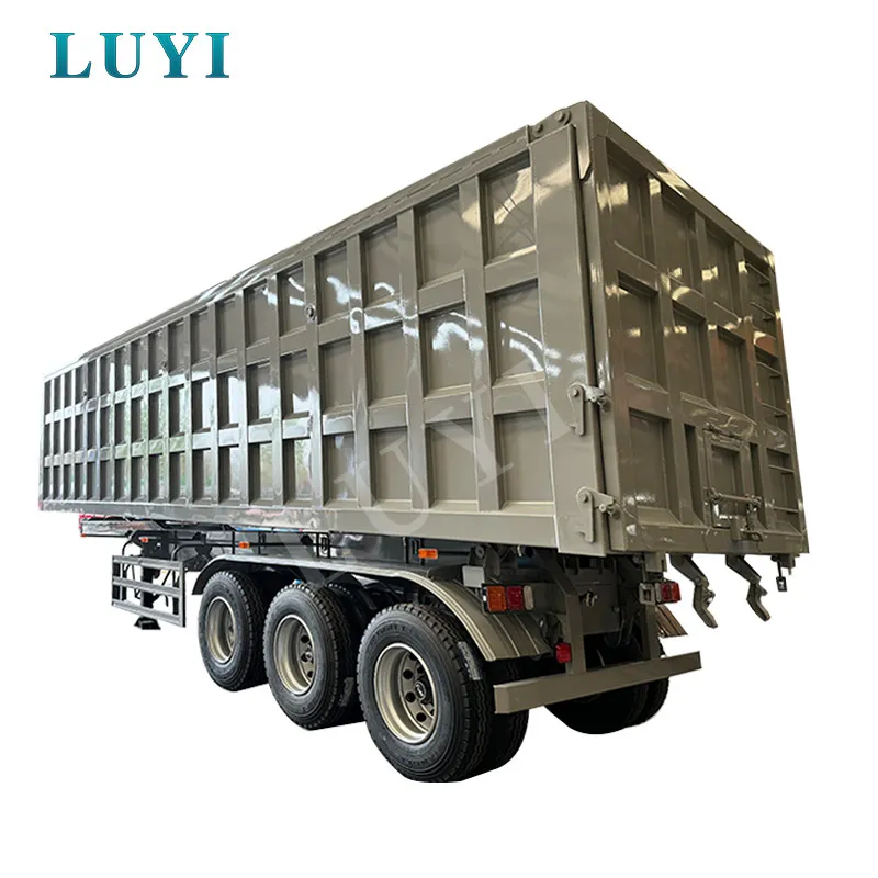 three-axle dump semi-trailer
