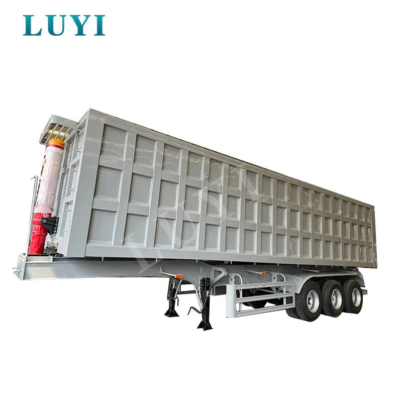 three-axle dump semi-trailer