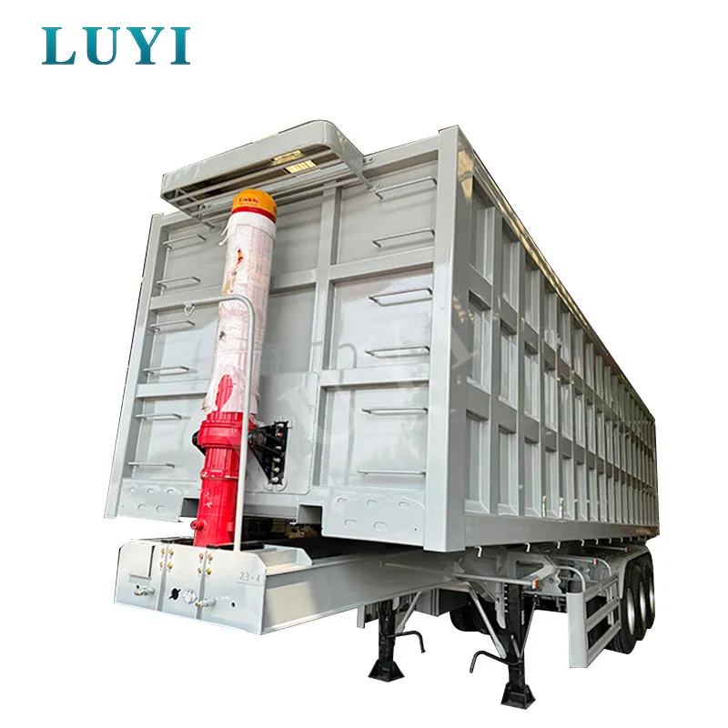 three-axle dump semi-trailer