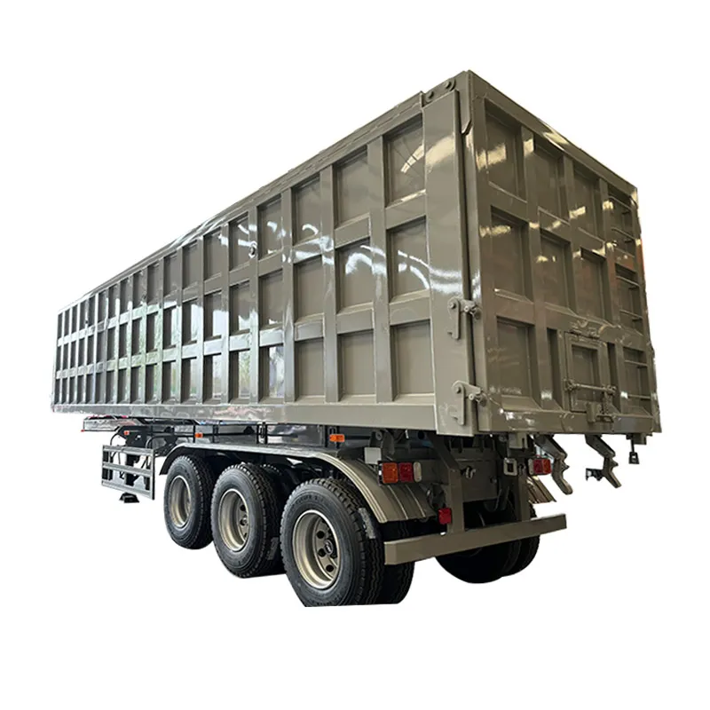 three-axle dump semi-trailer