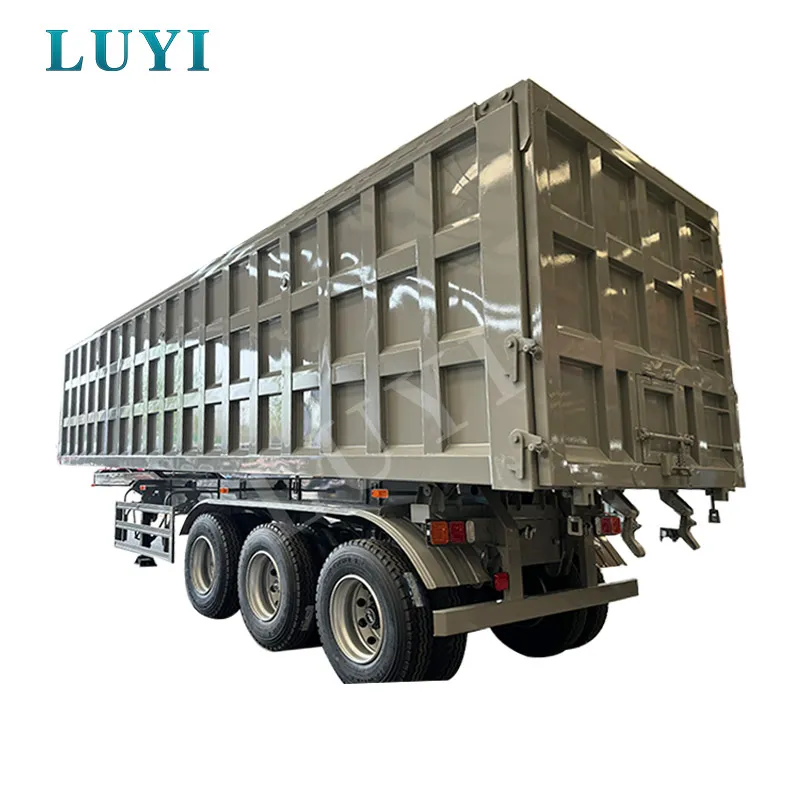 three-axle dump semi-trailer