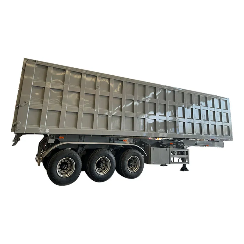 three-axle dump semi-trailer