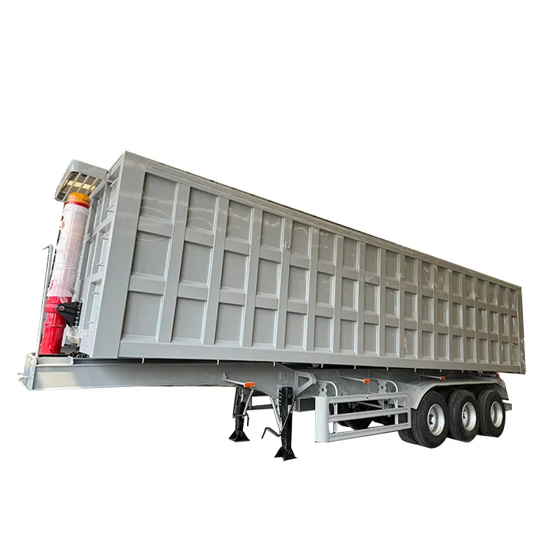 three-axle dump semi-trailer