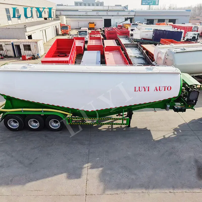 three-axle powder tank semi-trailer