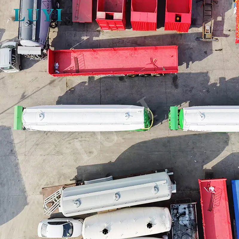 three-axle powder tank semi-trailer