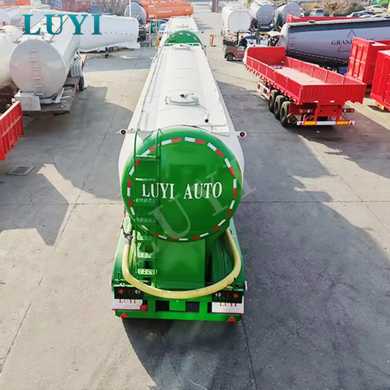 three-axle powder tank semi-trailer