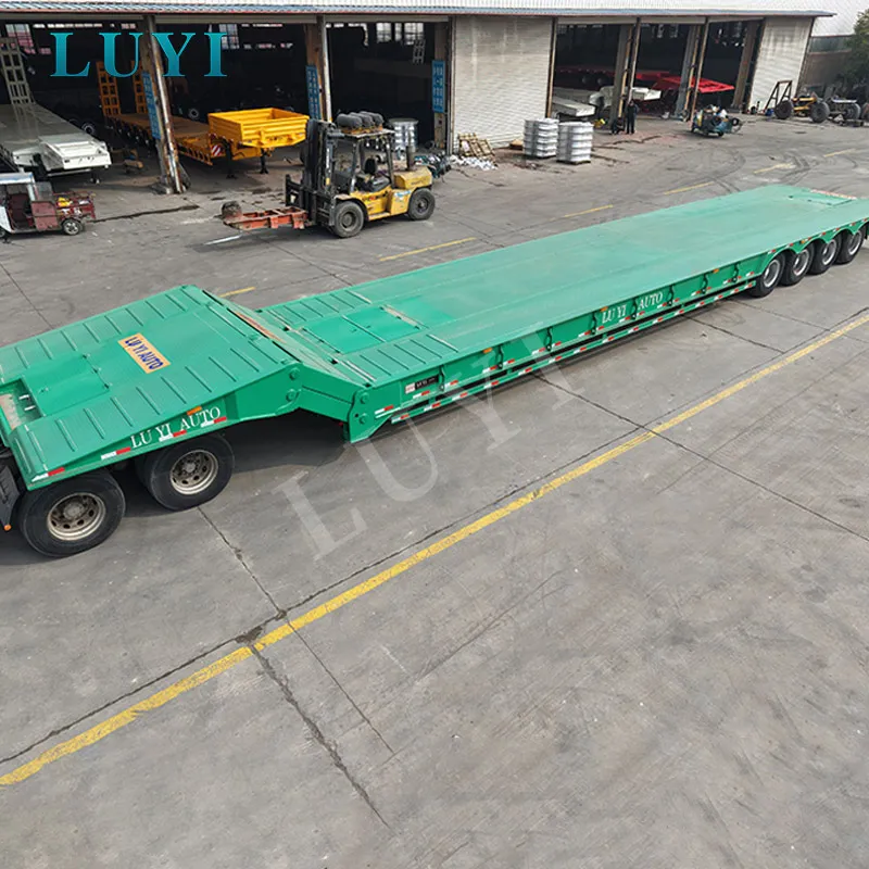 4-axle low bed semi-trailer