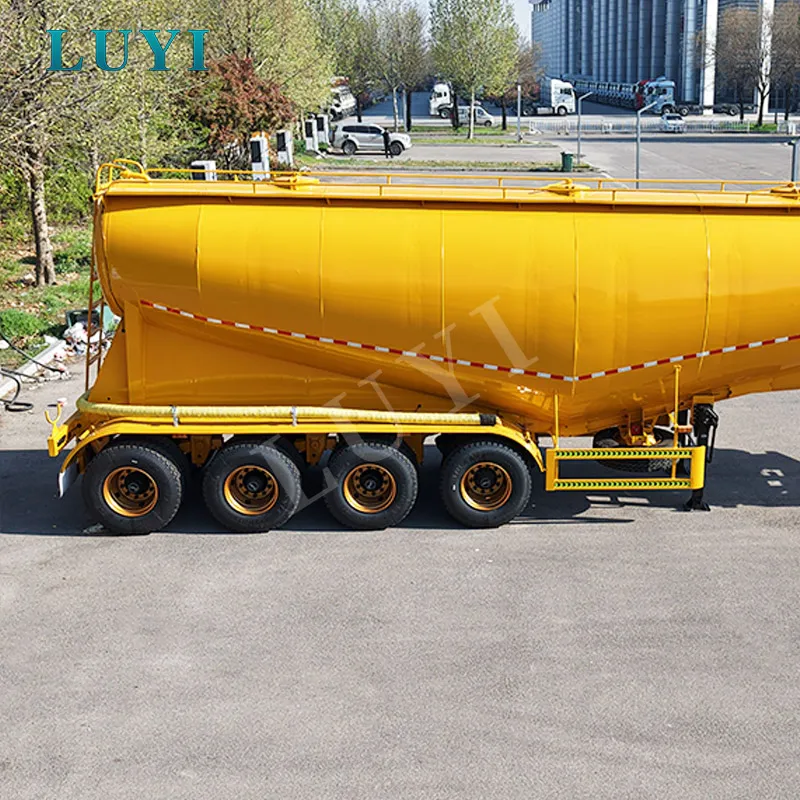 50m³ four-axle powder tank semi-trailer