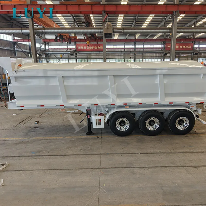 3-Axle 60 Ton U-Type Tipper Semi-Trailer Specially for Saudi Arabia