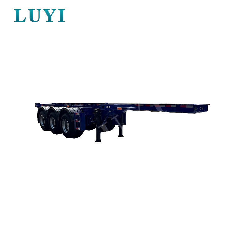 3 axle 40ft flatbed semi trailer