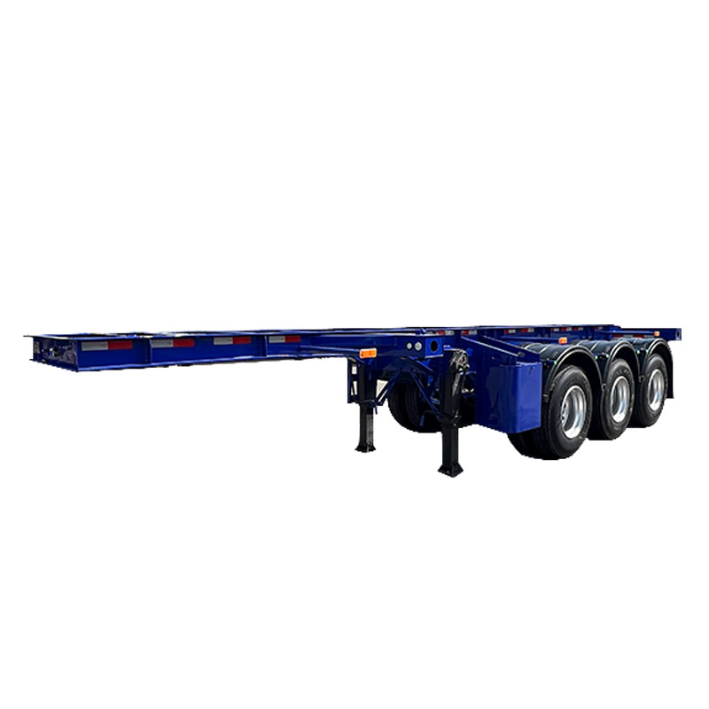 3 axle 40ft flatbed semi trailer